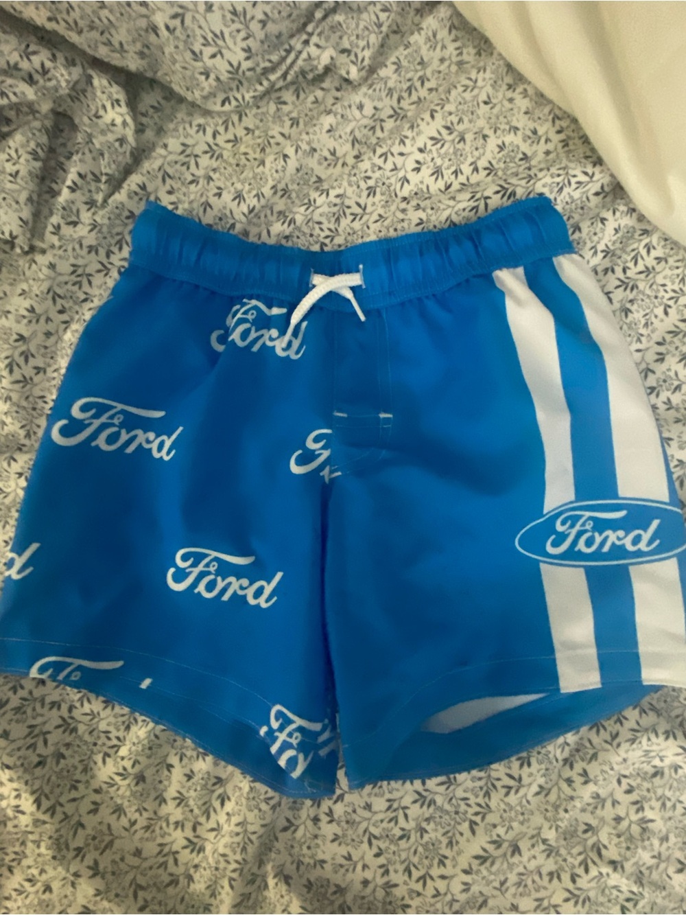 Ford Bright Blue Logo Sport Shorts